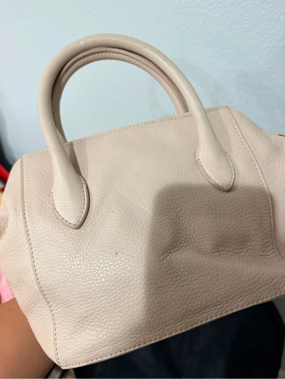 Tory Burch Beige Clara Crossbody